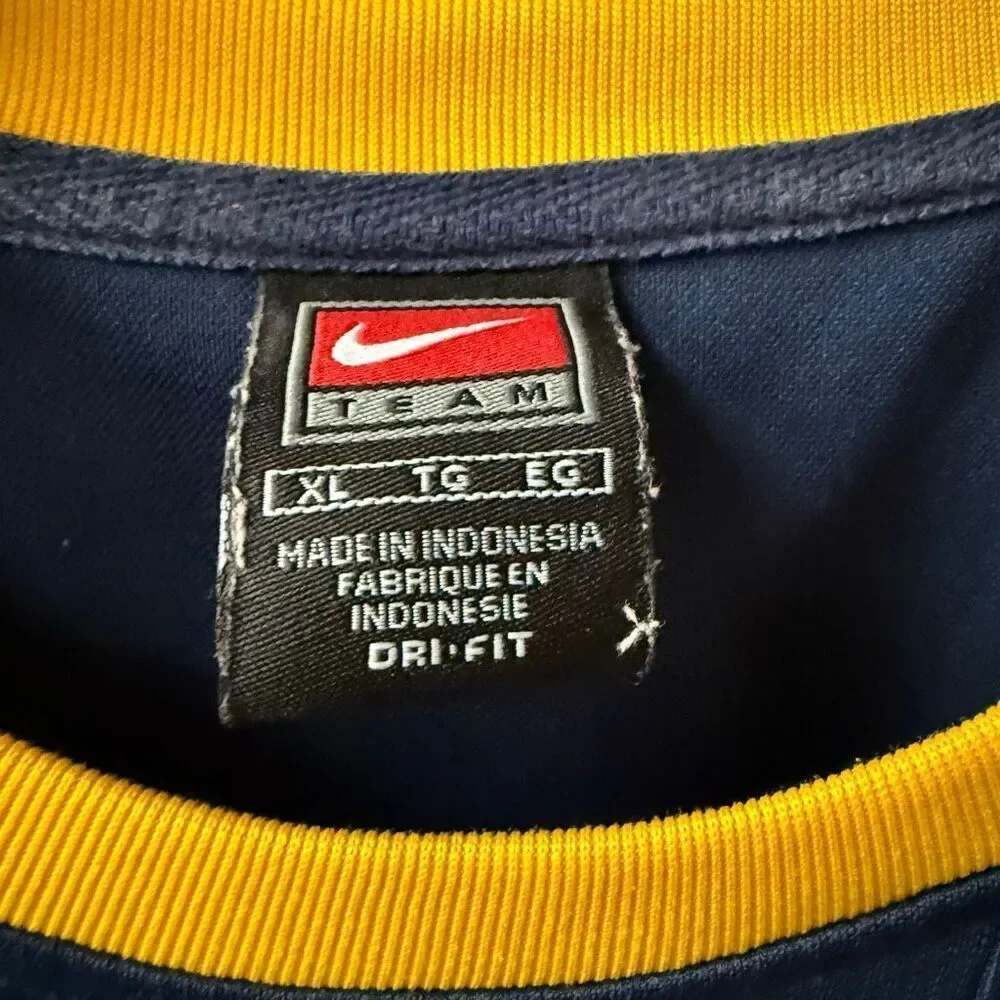 Nike Elite University of Michigan Wolverines Sleeveless Basketball Shirt Jersey
